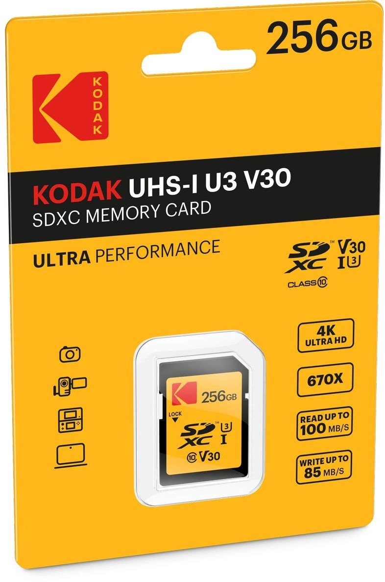 Kodak SD 256GB UHS-I U3 V30