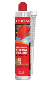 Koelner/Rawlplug Kotwa wklejana bez styrenu 300mL