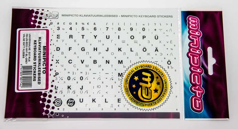 Kolm Lovi Minipicto Minipicto keyboard stickers