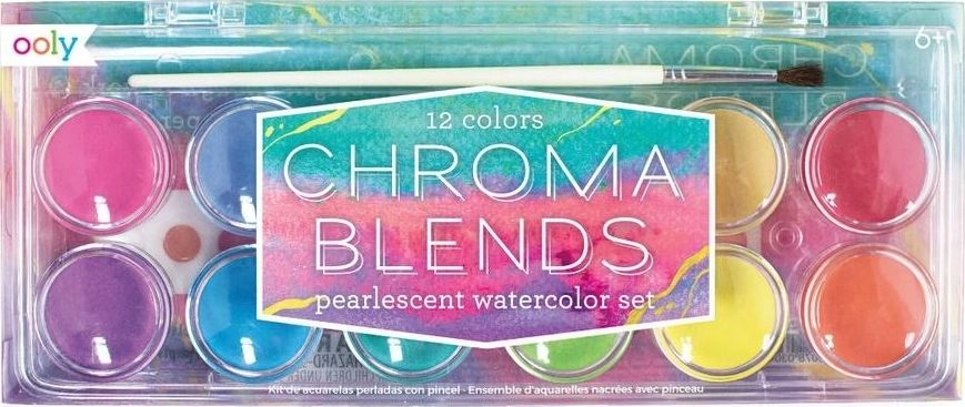 Colorful Balloons Pearl watercolor paints 12