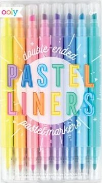 Colorful Balloons Pastel highlighters 8 double-sided