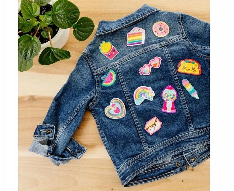 Colorful Patch Em Iron-on Balloons -
