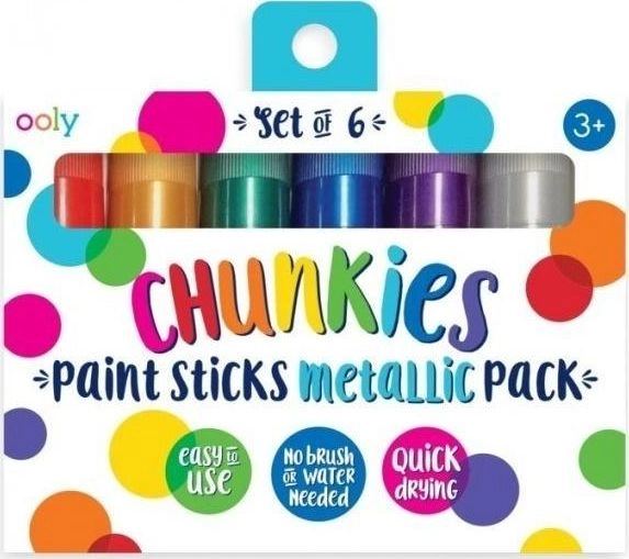 Colorful Balloons Crayon Paints Chunkies Paint