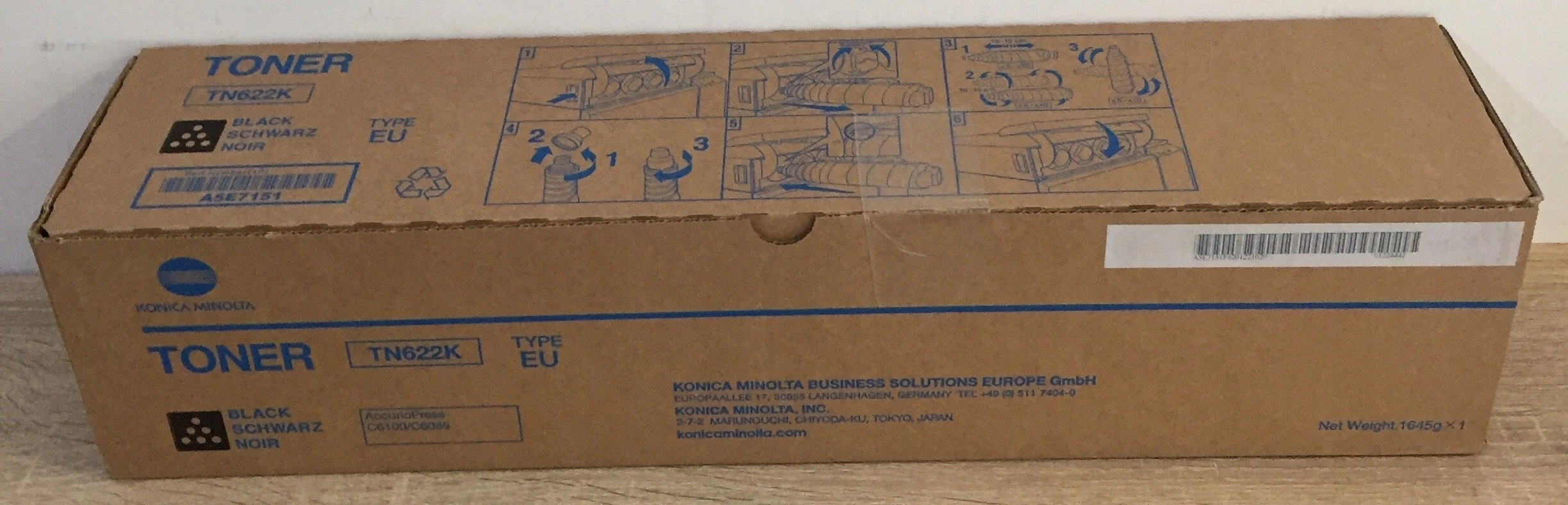 Toner Konica Minolta KonicaMinolta Toner TN-622BK