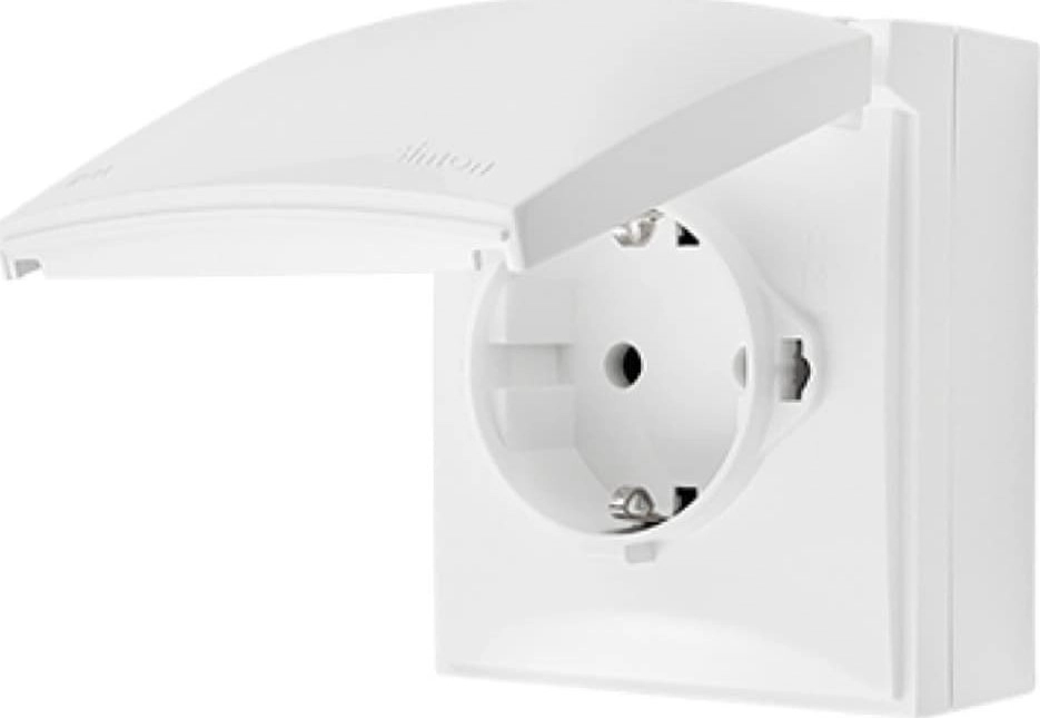 Contact-Simon Simon Aquaclick IP44 socket  Schuko