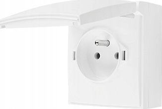 Kontakt-Simon Simon Aquaclick IP44 socket  single