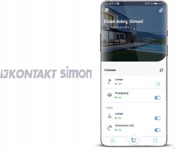 Kontakt-Simon Simon 54 GO Kontroler przyciskowy