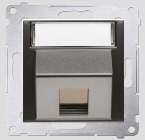 Kontakt-Simon SIMON54 single IT socket cover