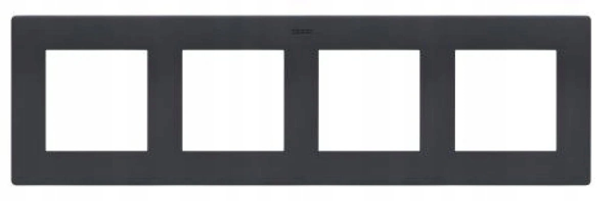 Kontakt-Simon Simon 24 4-gang frame  graphite
