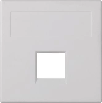Contact-Simon Connect Plate 1xRJ without covers