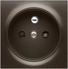 Kontakt-Simon Single socket cover with shutters