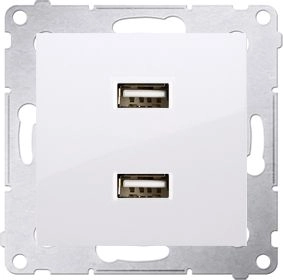 Kontakt-Simon Ładowarka 2xUSB 2.1A 5V/DC