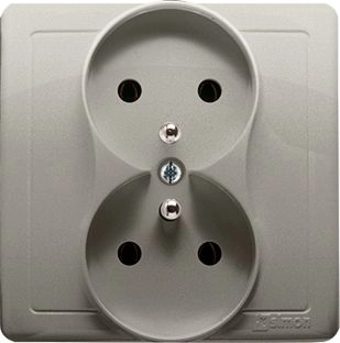 Kontakt-Simon Simon Basic double socket with