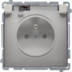 Kontakt-Simon Basic hermetic socket single z/u