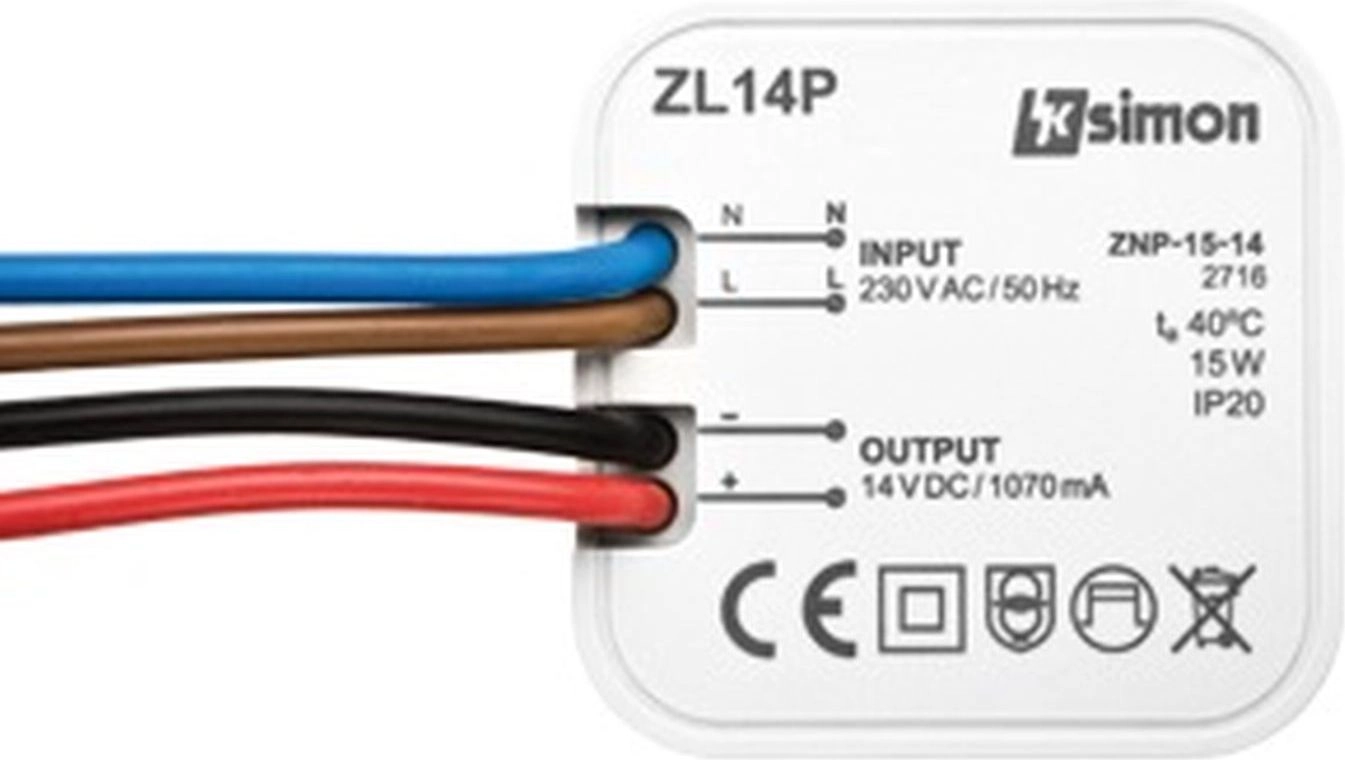 Kontakt-Simon Flush LED power supply 14V