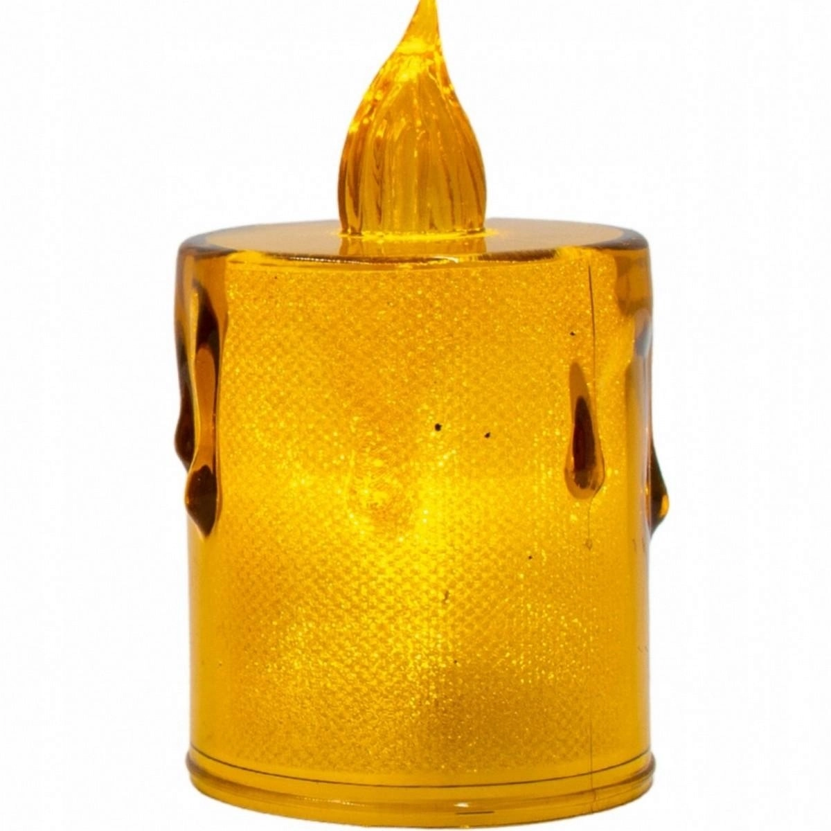 Koopman DECORATIVE CANDLE 8 CM AMBER