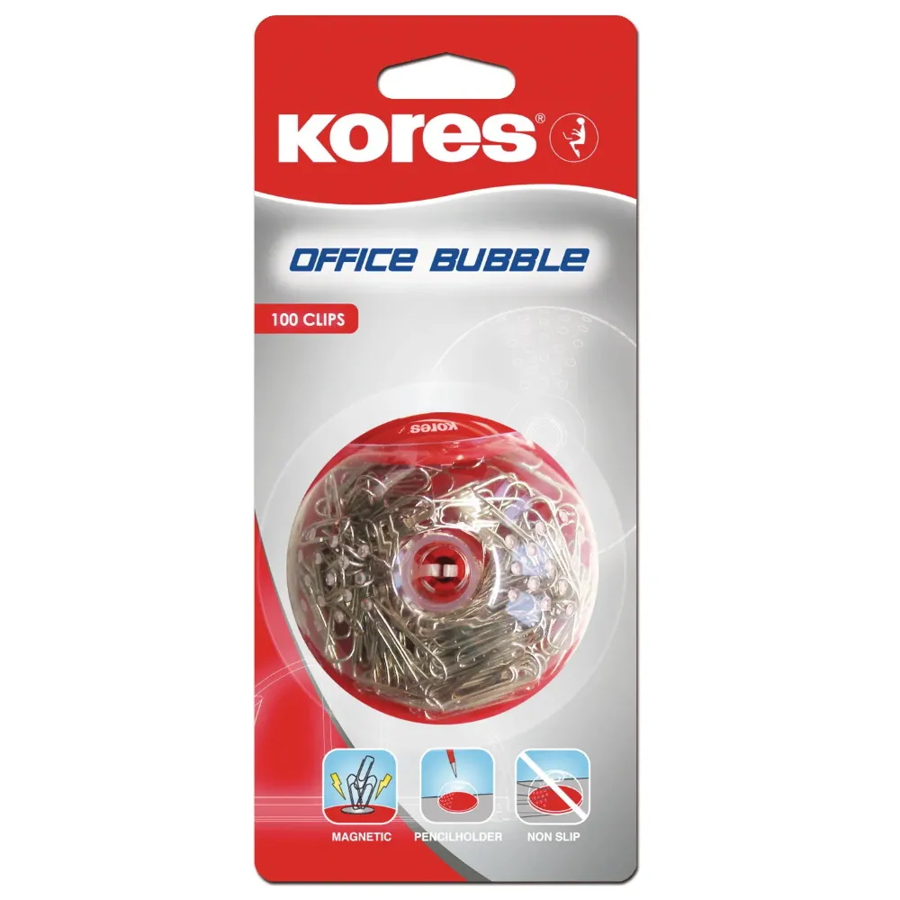 Kores Office Bubble Dispenser with Clips