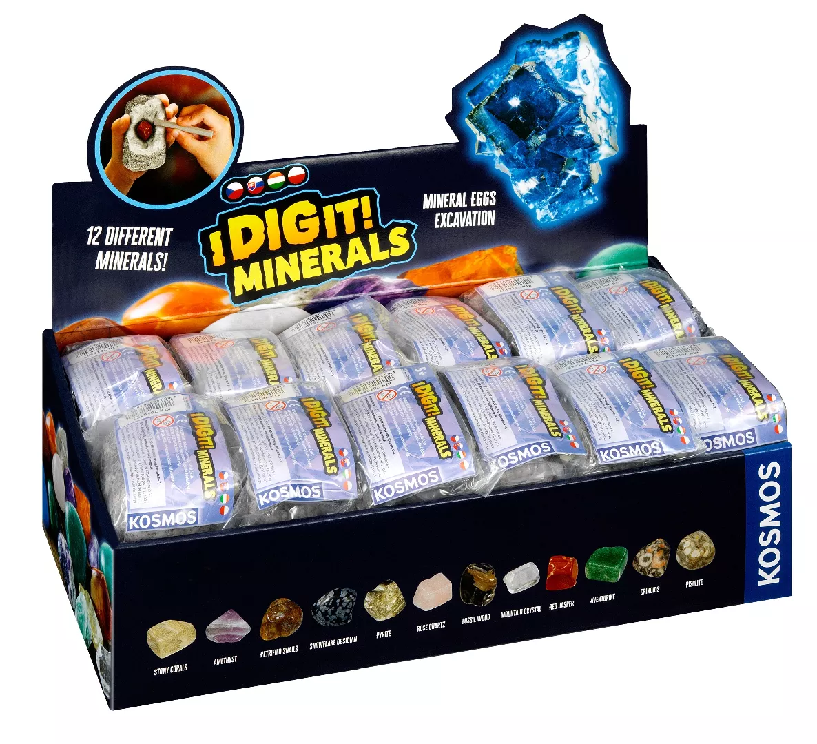 TOY MINERALS EGG I DIG IT