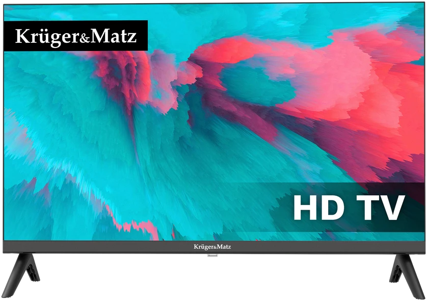 Telewizor Kruger&amp;Matz 24 collu HD DVB-T2 H.265 HEVC 230/12V (KM0224-T1)