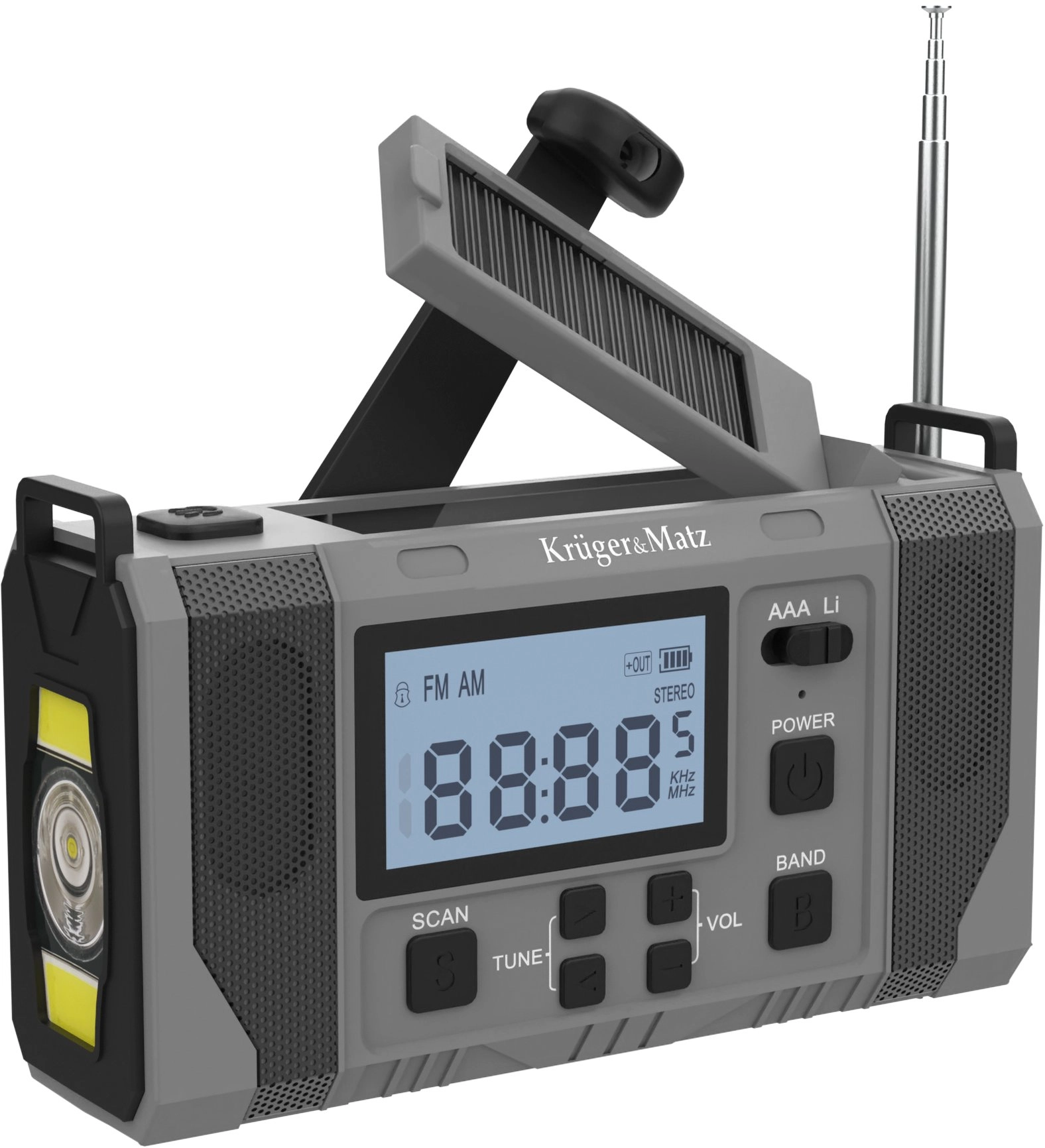 Solar radio portable SOS emergency radio
