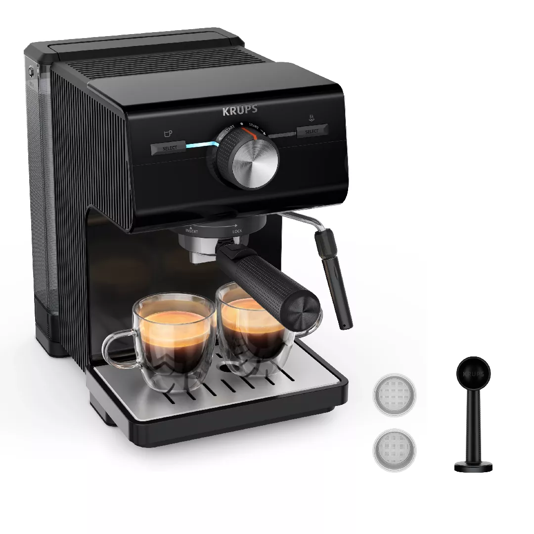 Krups Authentic XP381810 coffee maker Semi-auto