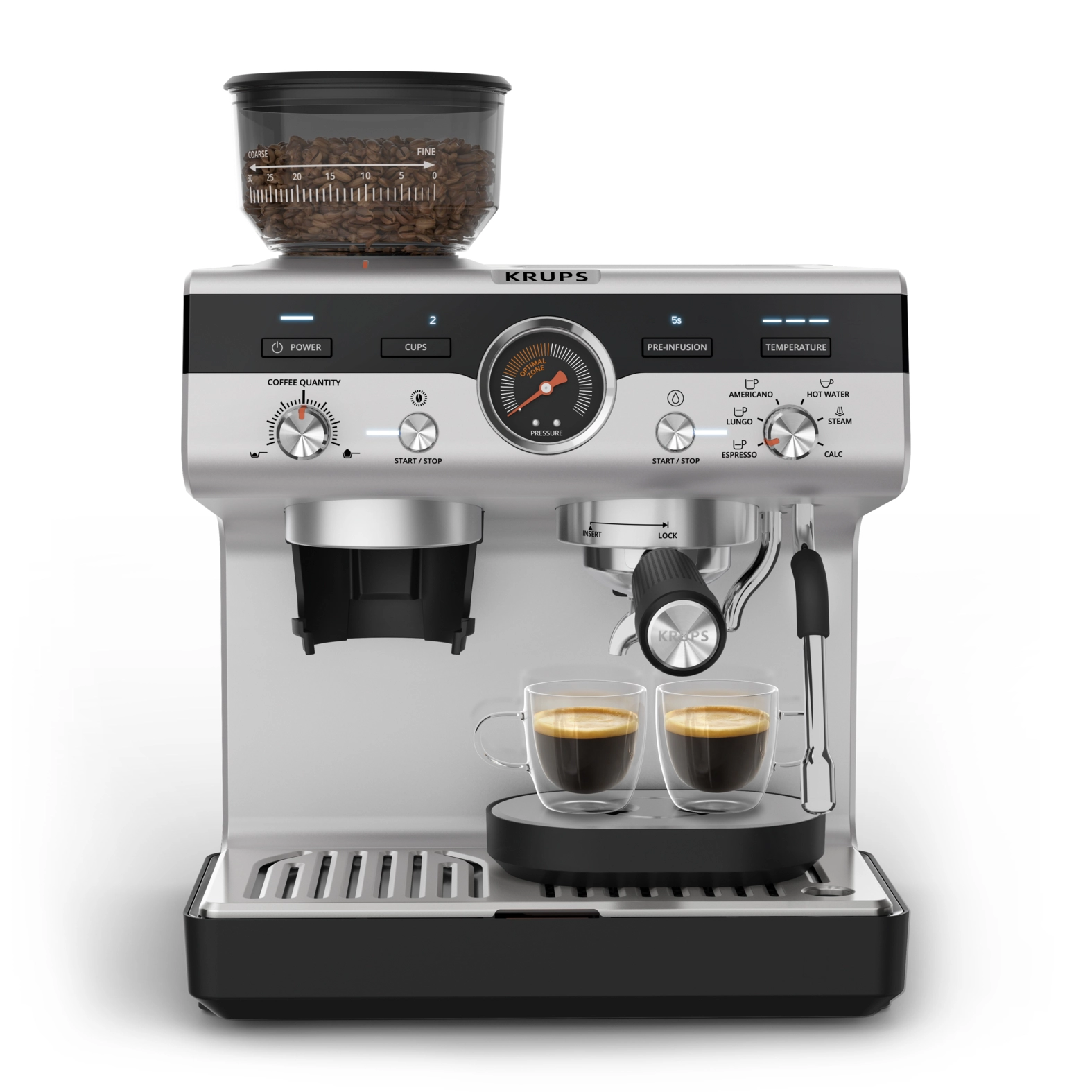 Krups Precision XP801T10 coffee maker Semi-auto