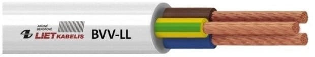 CABLE BVV-LL 2X1 WHITE 50M 15544419