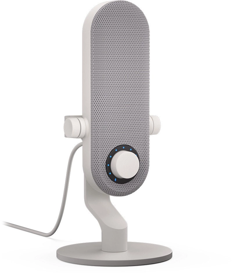Krux Pin microphone white (KRXC019) KRXC019