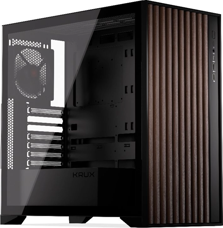 Krux Palum  tower case black KRXD008