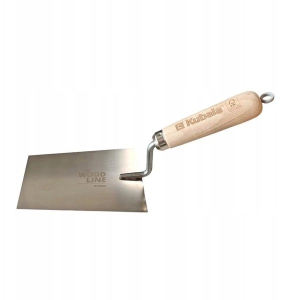 Kubala STAINLESS STAINLESS TRAPEZOIDAL TROwel 115*160*90MM
