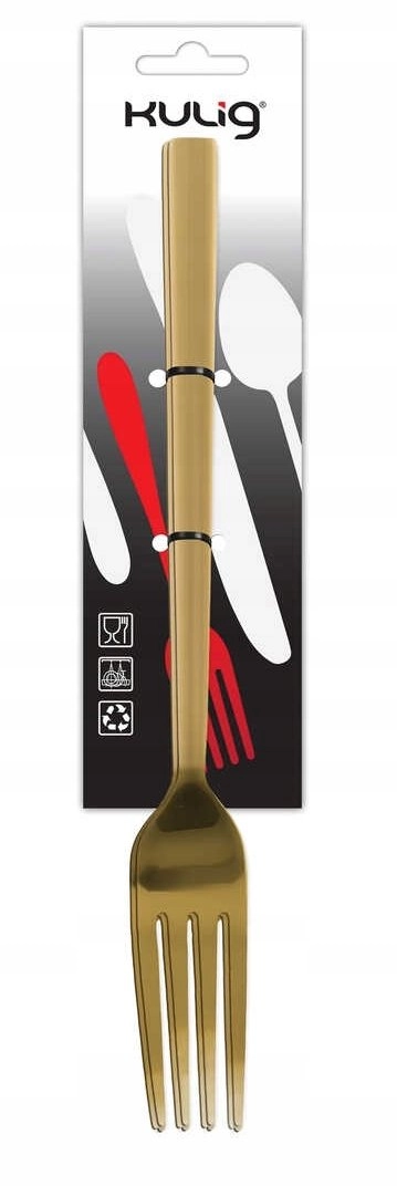Sleigh ride Piano gold dinner fork