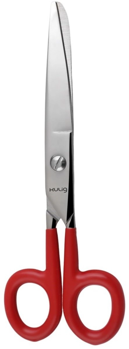 Sleigh ride Red household scissors 15