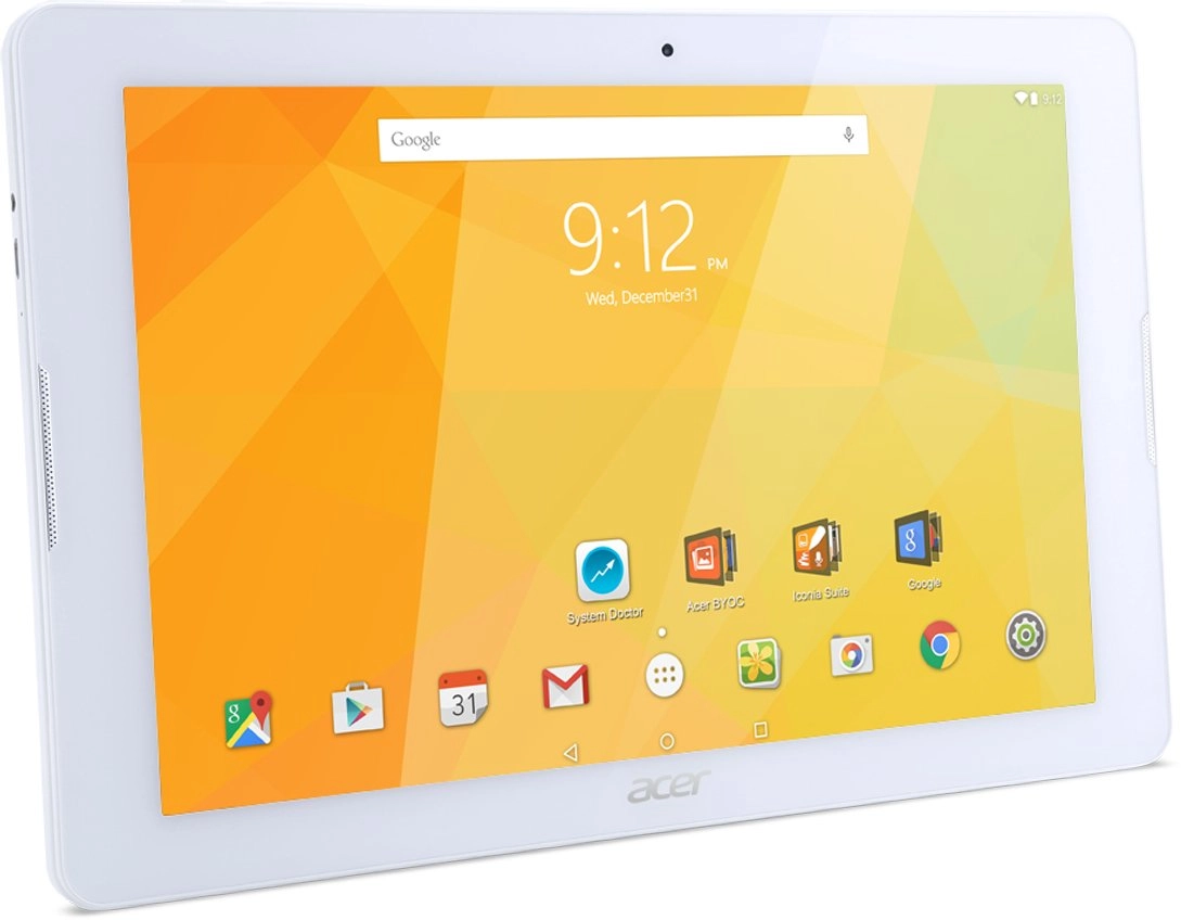 Acer Iconia B3 - A20 - K7U8 Mediatek 16 GB 25,6 cm (10.1") 1 GB 802.11a Android 5.1 Balts