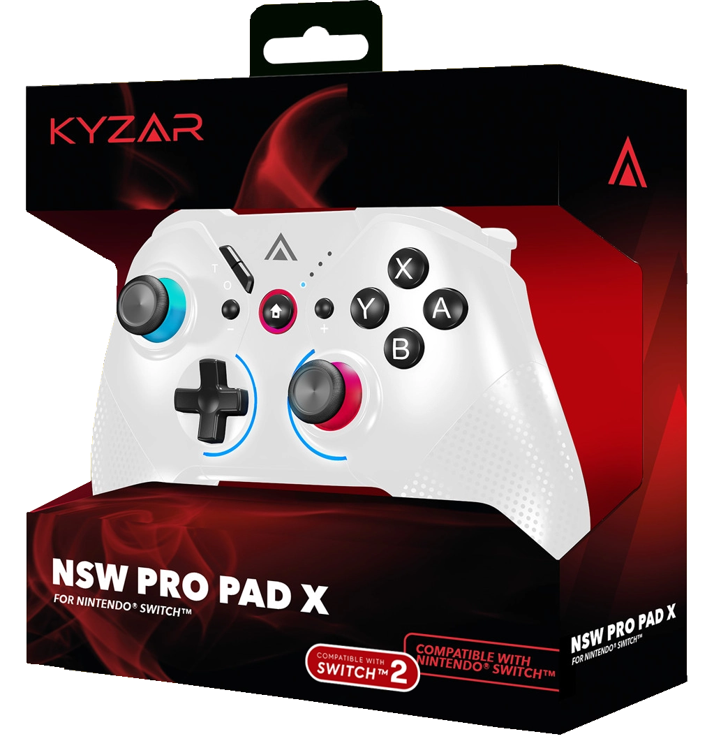 Kyzar Switch PRO Controller - White