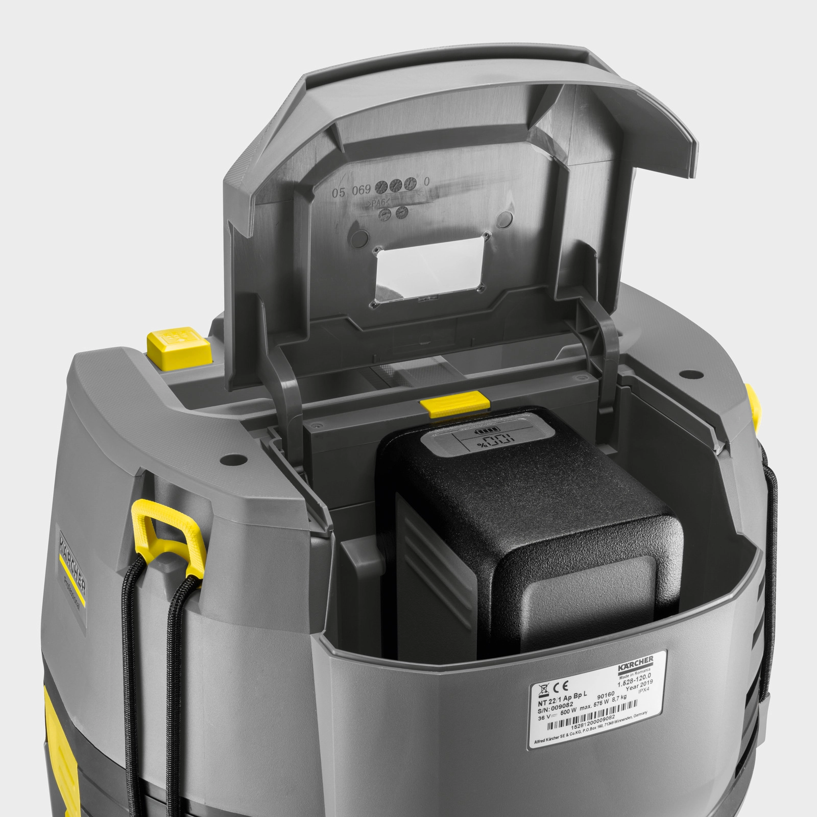 Kärcher NT 22/1 Ap Bp L 22 L Trumuļa putekļu sūcējs Sauss/slapjš 575 W Putekļu maiss