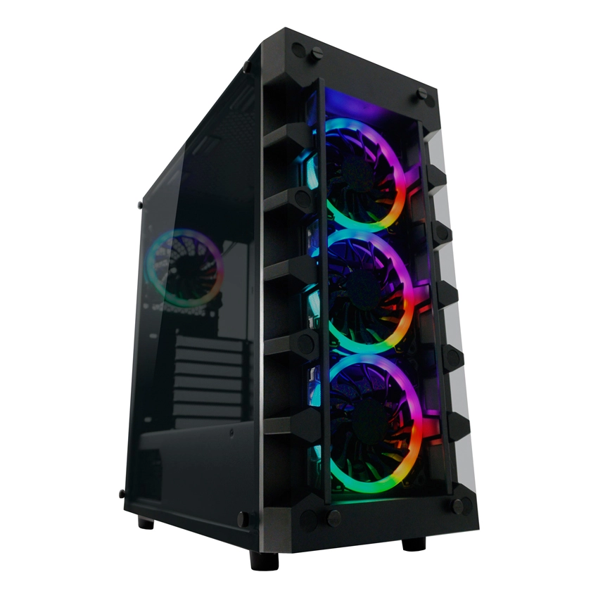 LC-Power Gaming 709B - Solar_System_X Midi Tower Melns