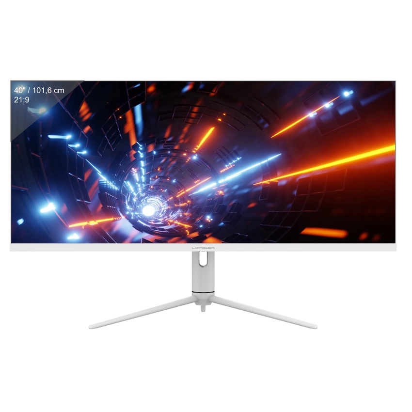 LC-Power LC-M40-UWQHD-144 monitori 101,6 cm (40") 3440 x 1440 pikseļi UltraWide Quad HD Balts