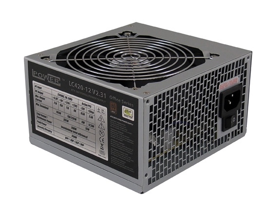LC-Power LC420-12 V2.31 barošanas avotu vienība 350 W 20+4 pin ATX ATX Pelēks
