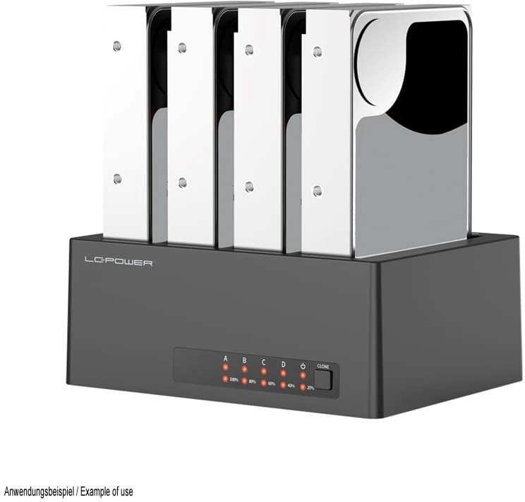 LC-Power LC-Power LC-DOCK-U3-4B-V2 HDD docking station