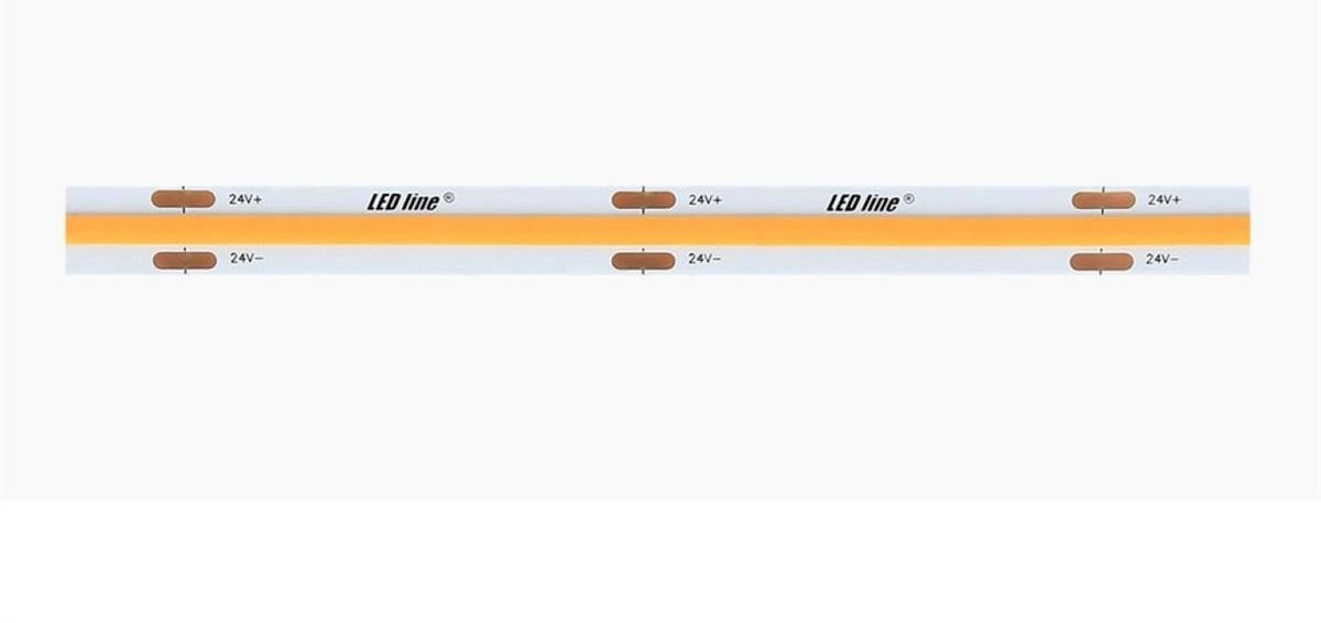 LED lente 24Vdc  8W/m  COB 320LED/m