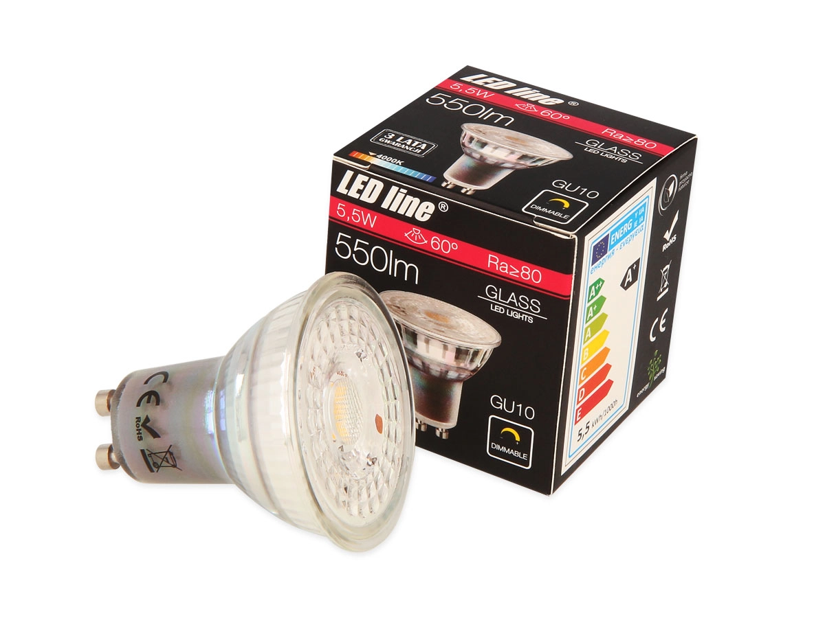 Spuldze LED GU10 230V 5.5W