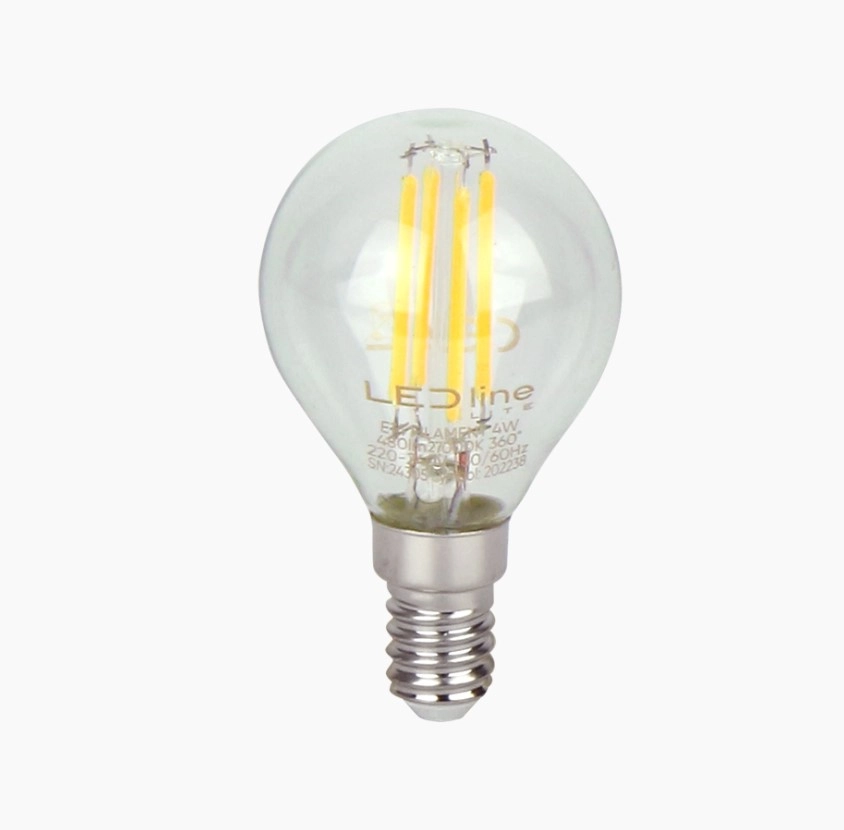 LED spuldze E14 4W 2700K 480lm