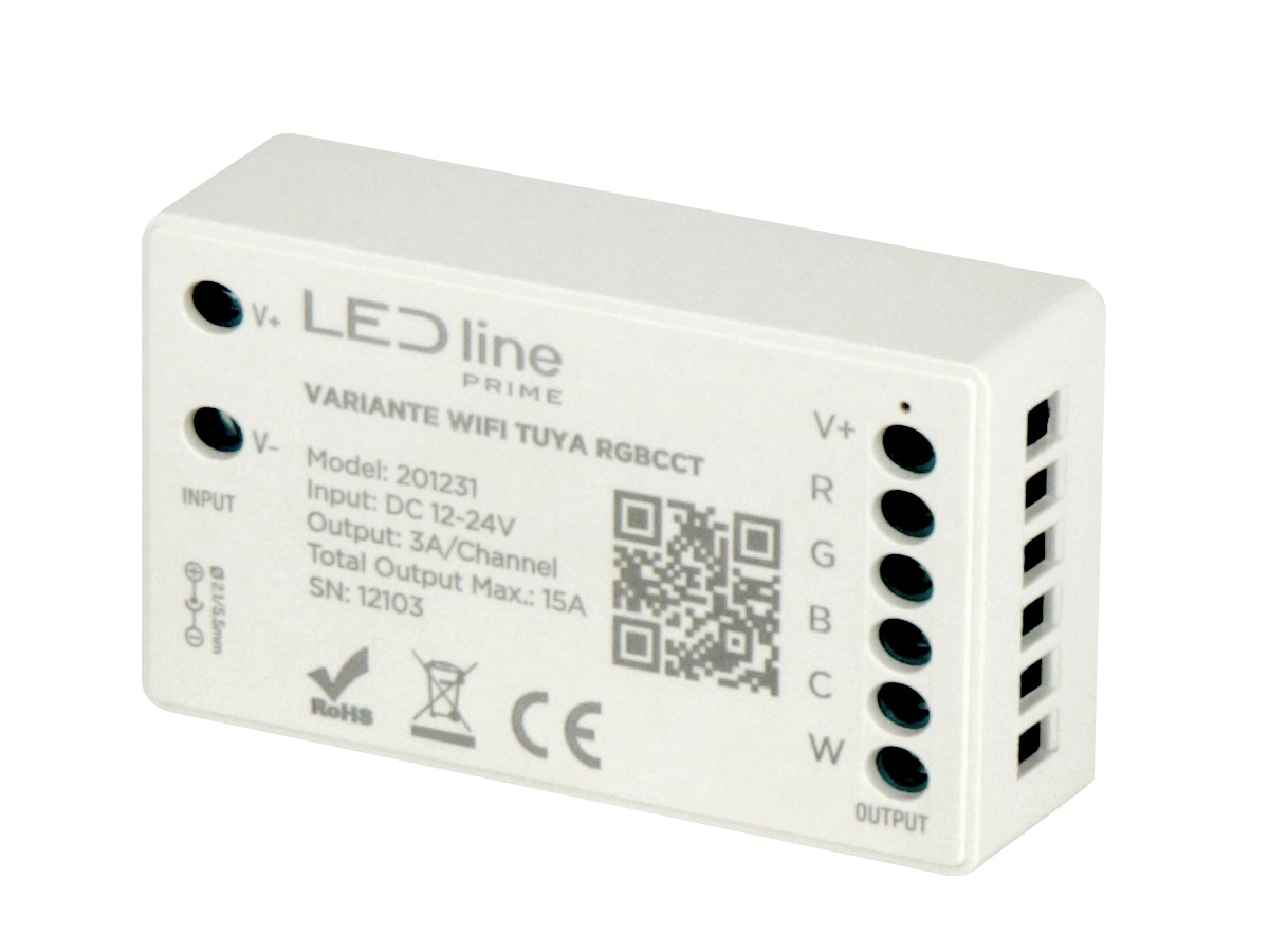 LED kontrolieris 12/24Vdc 15A VARIANTE RF
