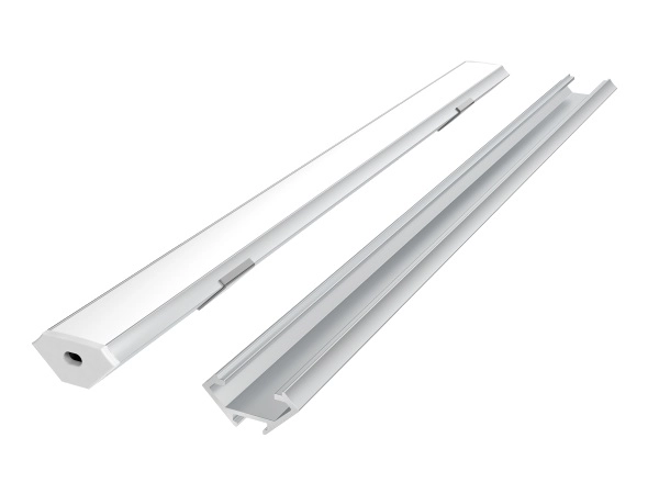 LED profilu komplekts 2 m stūra