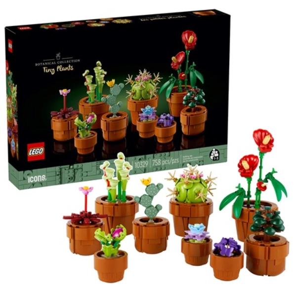 LEGO® Icons Miniatiūriniai augalai (10329) (