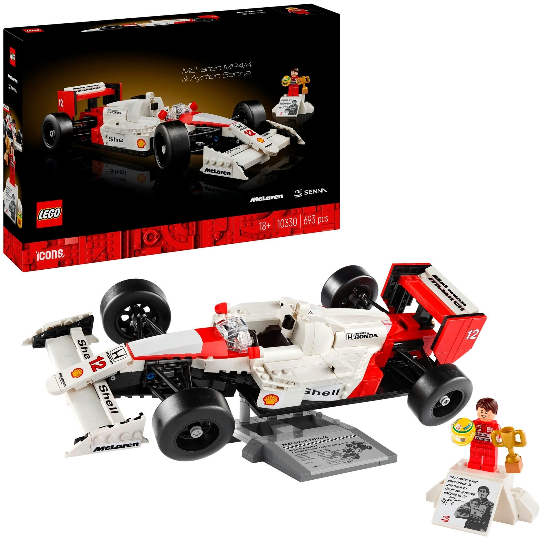 LEGO Icons 10330 McLaren MP4/4 and