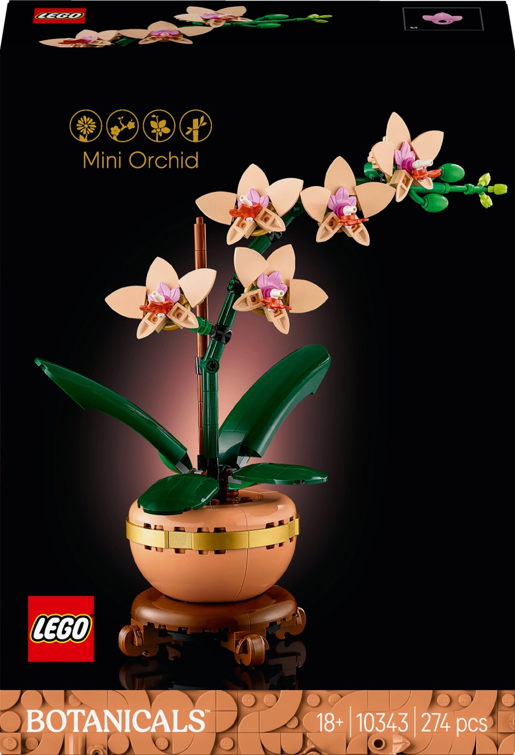 LEGO® Botanicals Mini orchidėja (10343) 10343