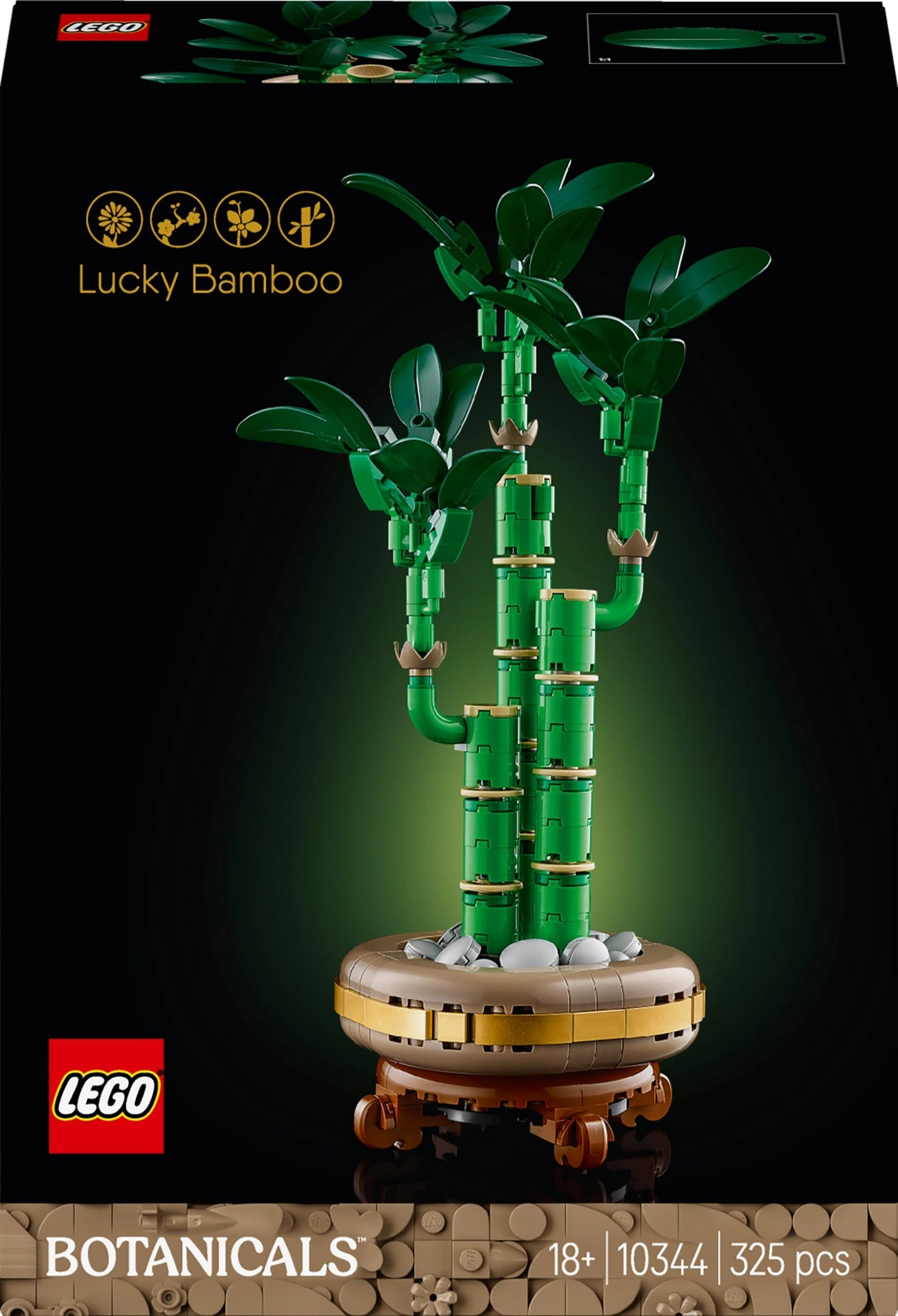 LEGO® Botanicals Laimę nešantis bambukas (10344)