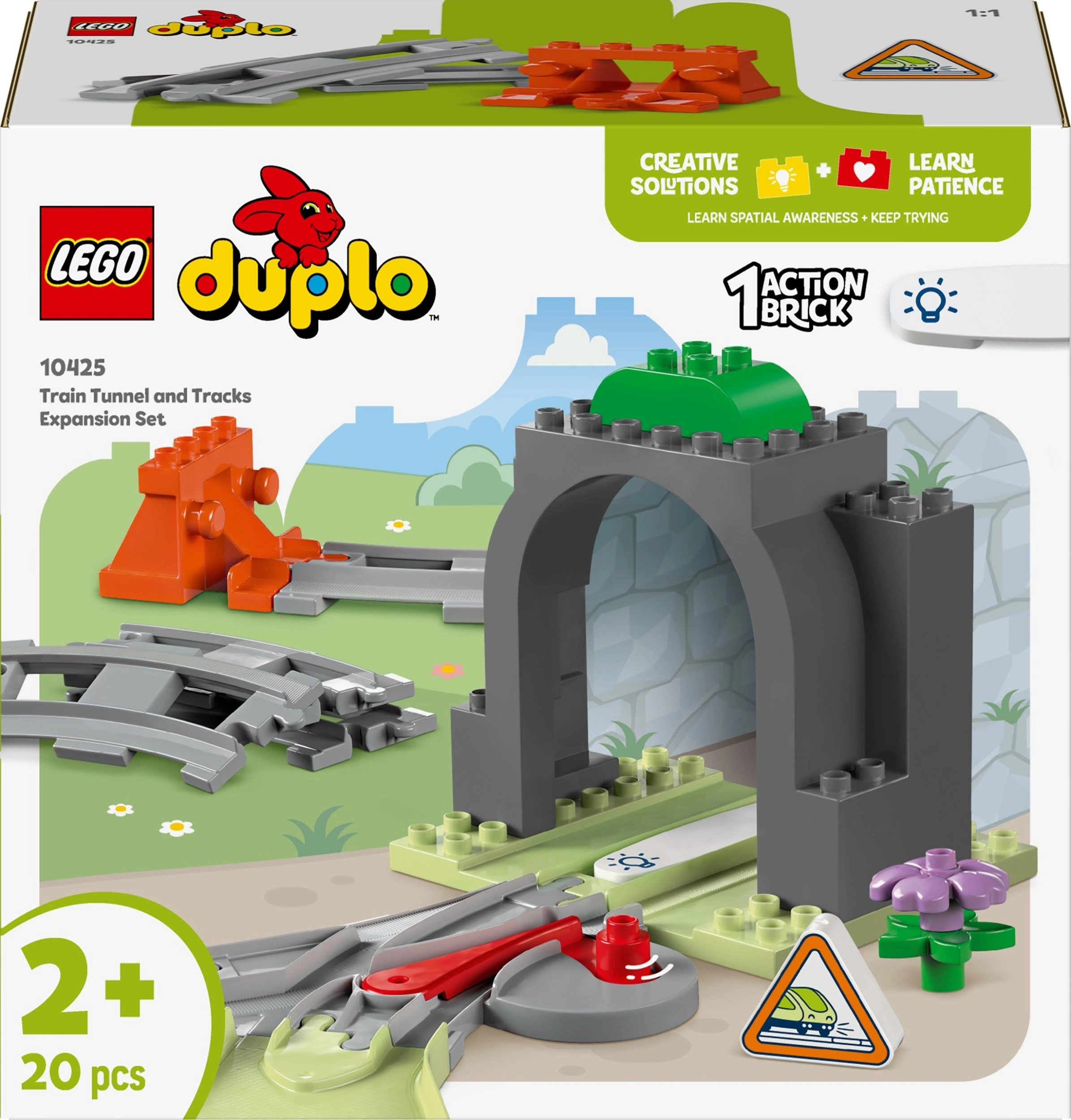 LEGO Duplo Tunel i tory kolejowe