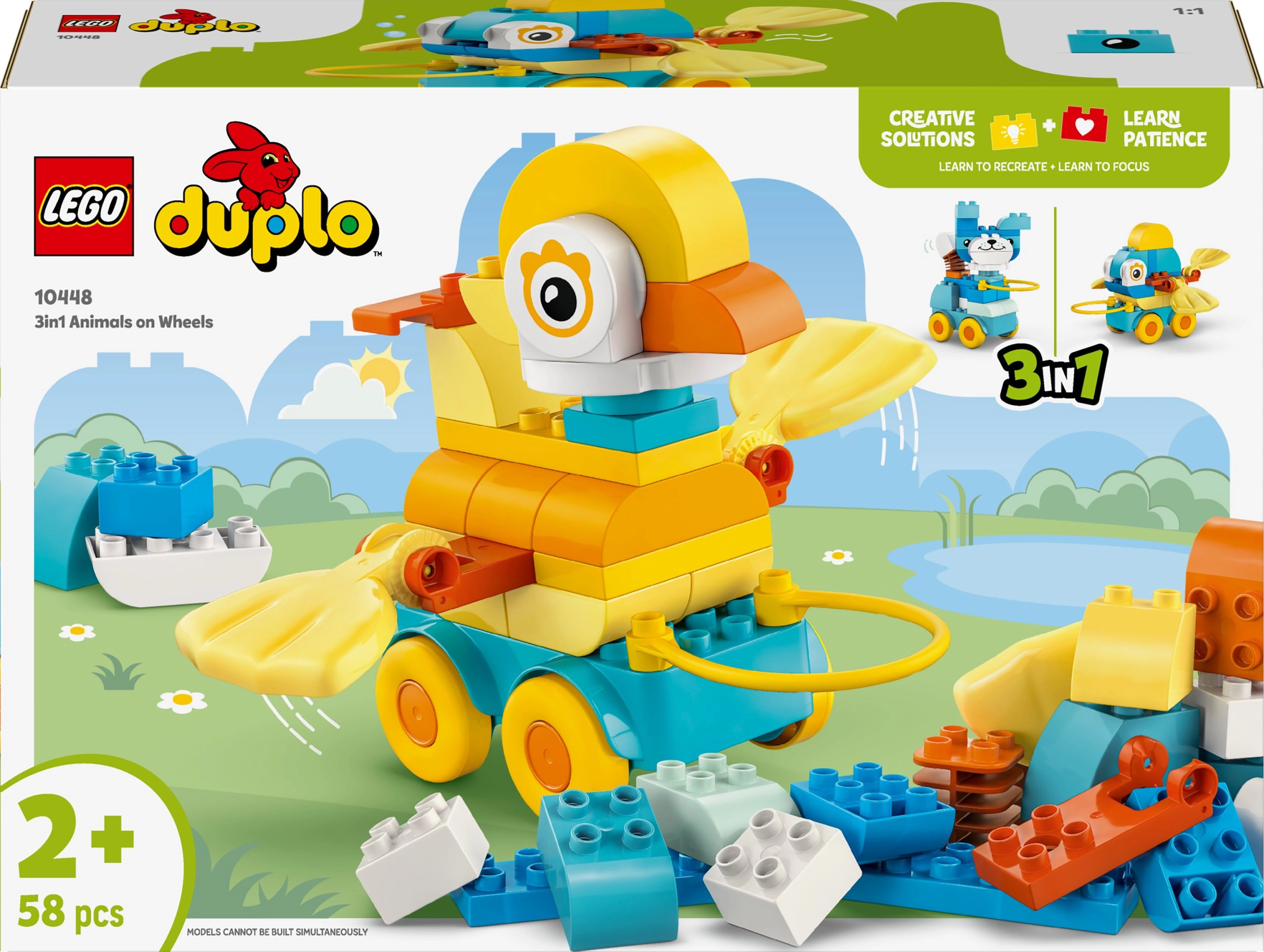 Duplo 3 w 1 Zwierzątka na
